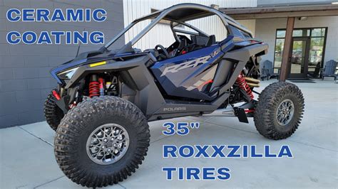 2022 Polaris RZR pro r 35 Inch Tires And Ceramic Coating - YouTube