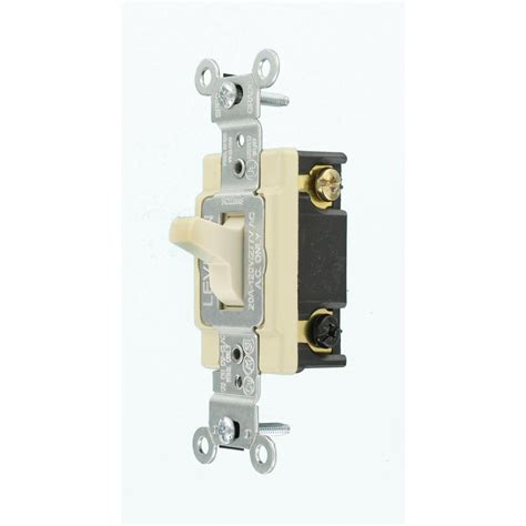 20 Amp 4 Way Toggle Switch Light Almond Csb4 2ts Leviton