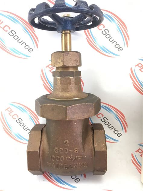 Fairbanks Solid Seats Bronze Wedge Gate Valve S Cwp