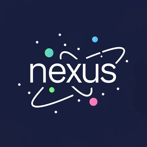 Logo Design For Nexus Minimalistic Galaxy Symbol For Internet Industry