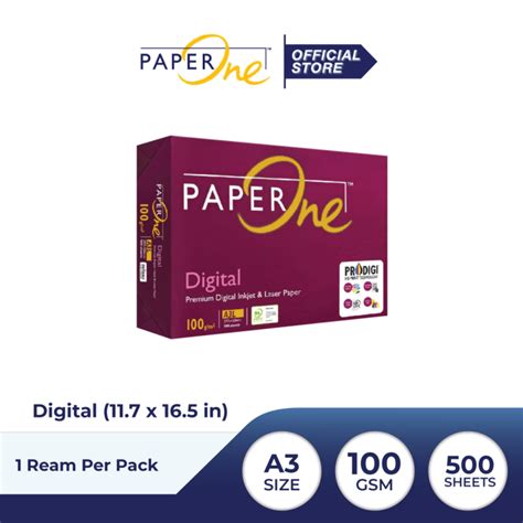 Paperone Copy Paper Presentation 100gsm A3 500sheetsream Lazada Ph