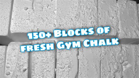 Plain Jane Fresh Gym Chalk Crush Oddly Satisfying Loud ASMR