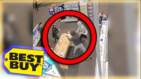 Best Buy Employees Use Nfl Defense To Stop Shoplifters Youtube