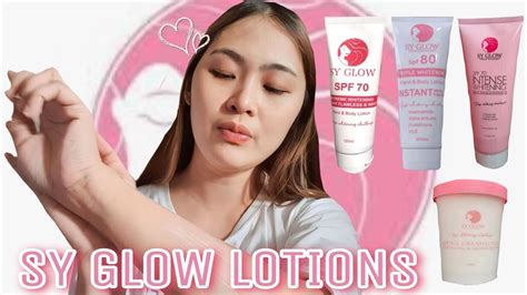 Sy Glow X Whitening Icecream Lotion Intense Whitening Triple