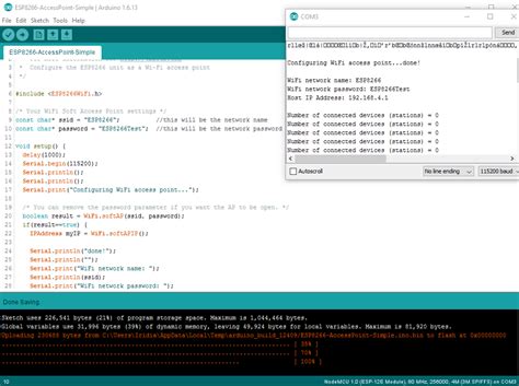 ESP8266 Wi-Fi tutorial and examples using the Arduino IDE