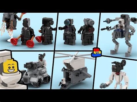 Skibidi Toilet Lego Cameraman Battle Pack Tutorial Part Youtube