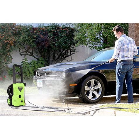 Patio Lawn And Garden Rendio 3000 Psi Electric Pressure Washer 1800w Rolling Wheels High Pressure