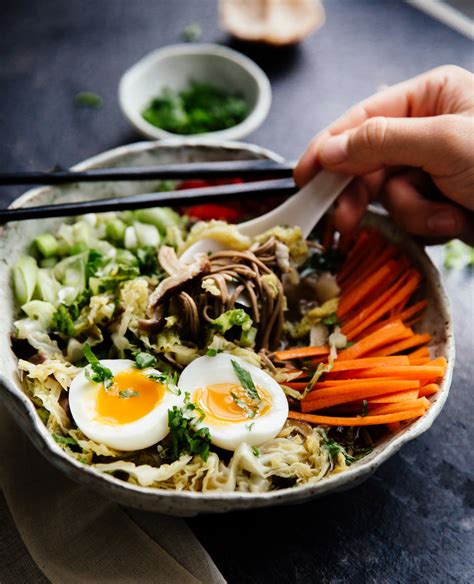 Spicy Savoy Cabbage Shiitake Miso Soup The Tasty Other