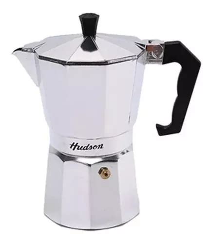 Cafetera Tipo Italiana Aluminio Hudson Pocillos Cafe Env O Gratis