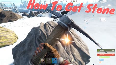 Rust How To Get Stone A Guide Youtube