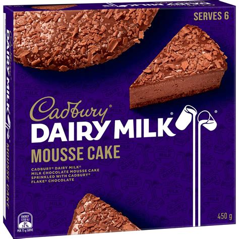 Cadbury Dairy Milk Mousse Cake 450g Woolworths