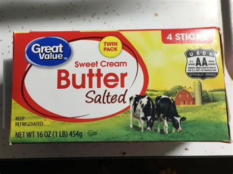 Sweet Cream Salted Butter Sticks Nutrition Facts Eat This Much