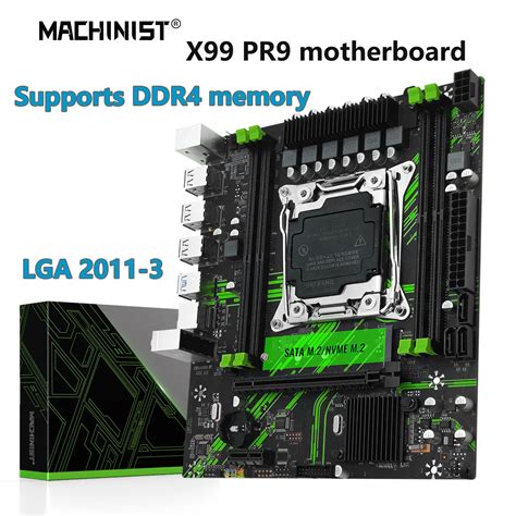 MACHINIST X99 PR9 Motherboard LGA 2011 3 Set Support Kit Xeon 2680 2690