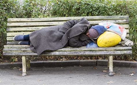 Homeless Person Sleeping