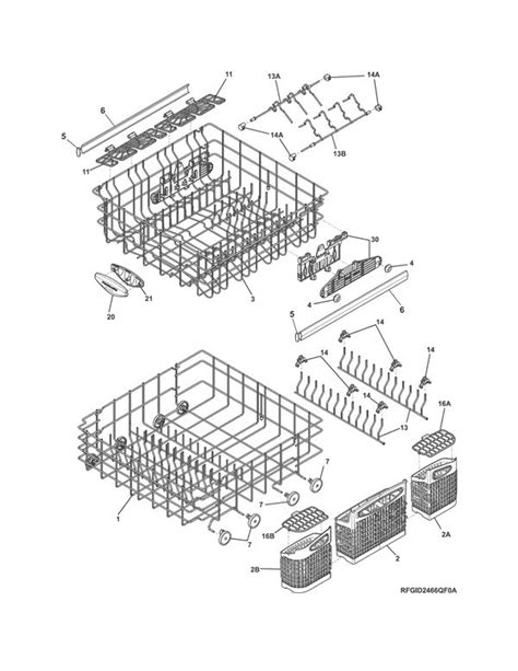 Frigidaire Dishwasher Parts Diagram