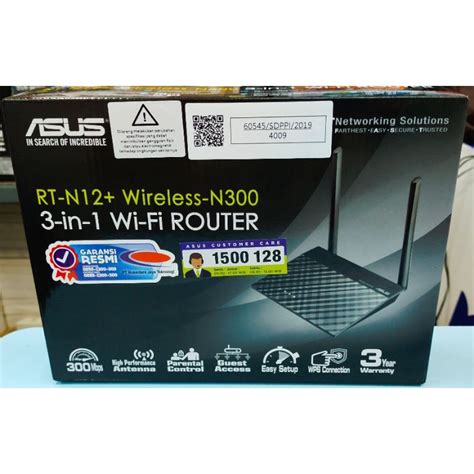 Jual Asus Rt N Wireless N In Wifi Router Shopee Indonesia