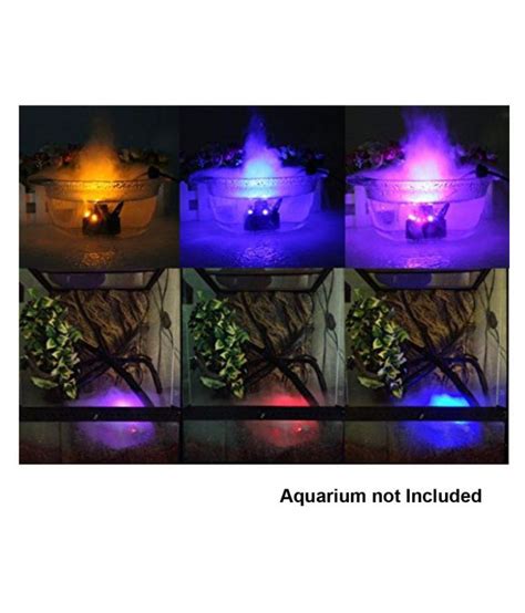 Buy SJ Mist Maker Fog Smoke Metal Multi Color Aquarium Light Online At