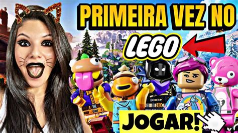 Minha Primeira Vez No Modo Lego Do Fortnite Dia Descobrindo Como