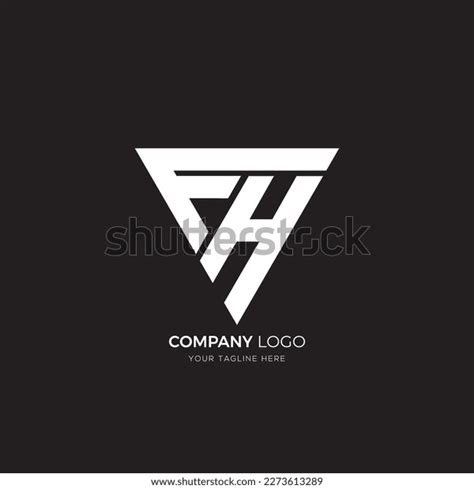 Fh Logo Design Vector Template Stock Vector (Royalty Free) 2273613289 ...