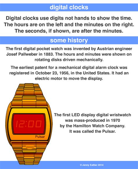 digital clock ~ A Maths Dictionary for Kids Quick Reference by Jenny Eather