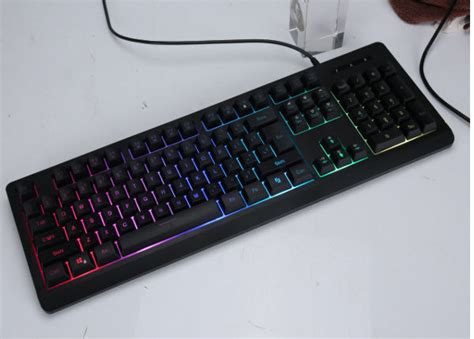 Wired Membrane Gaming Keyboard – With Backlit Rgb Led, Usb-a Connection ...