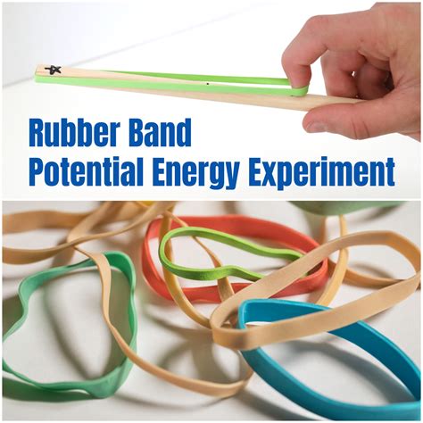 Rubber Band Potential Energy Science Experiment - Frugal Fun For Boys and Girls