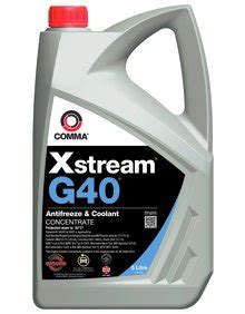 COMMA X-STREAM G40 ANTIFREEZE/COOLANT CONCENTRATE - 5 Litre - R & G ...