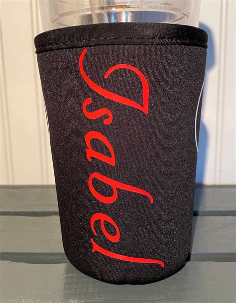 Custom Koozies Cup Sleeves Drink Koozie Iced Coffee Cup - Etsy