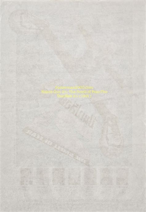 Naked Gun The Smell Of Fear The Posterman