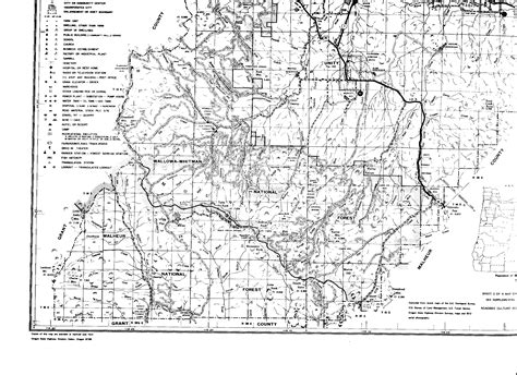 Baker County Map 1974