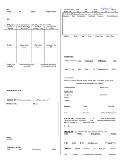 Printable Blank Handp Template Printable Templates