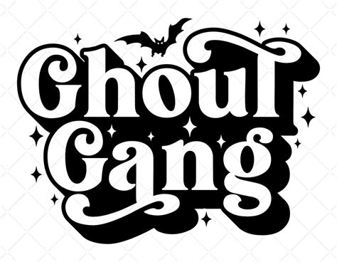 Ghoul Gang Svg Let S Go Ghouls Svg Halloween Svg Etsy