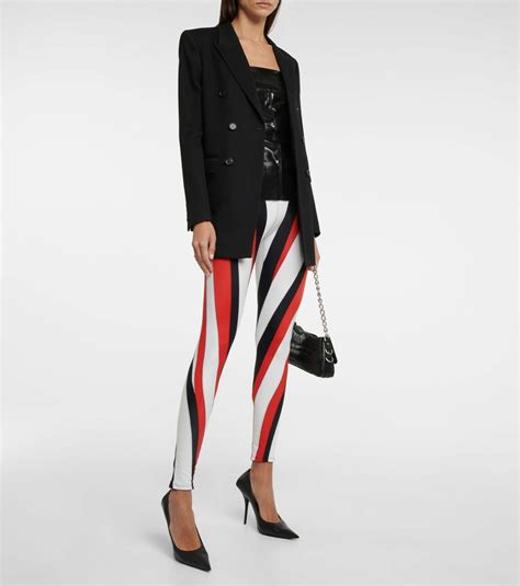 Mugler High Rise Leggings Mugler