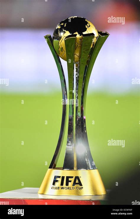 Marrakech, Morocco. 20th Dec, 2014. FIFA Club World Cup Trophy.Designer: Thomas Fattorini Ltd ...