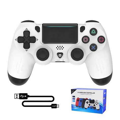 ᐉ Геймпад Data Frog для PS4/Slim/Pro/Windows/Apple/Android/Steam Білий ...