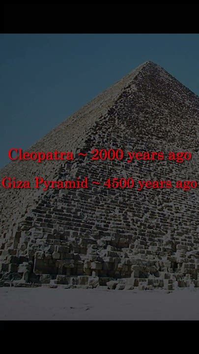 Cleopatra Lived Closer To Our Time Than The Pyramid Of Giza Youtube