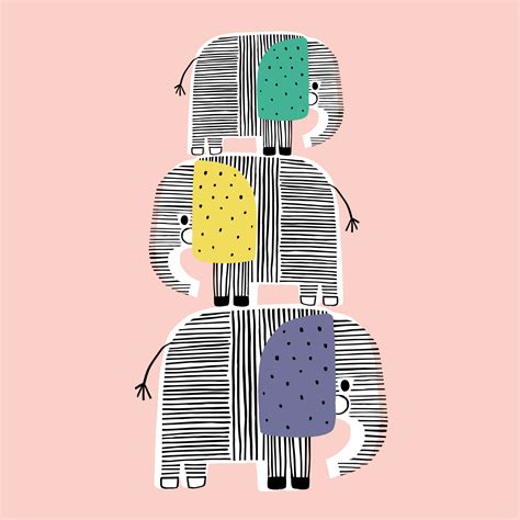 Elephant Tower - wendy kendall designs - freelance surface pattern designer