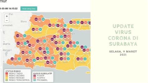 Update Virus Corona Di Surabaya 9 Maret 2021 Sembuh Tambah 51 PPKM