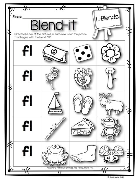 Consonant Blends Christmas Worksheets Phonics Free Made By