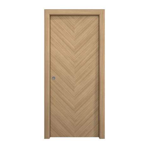 Sliding Pocket Door X Inches Ego Painted White Oak Kit