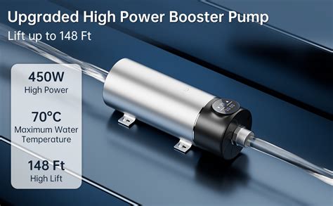 SUPERFLO 600W Water Pressure Booster Pump For Home Quiet Stable