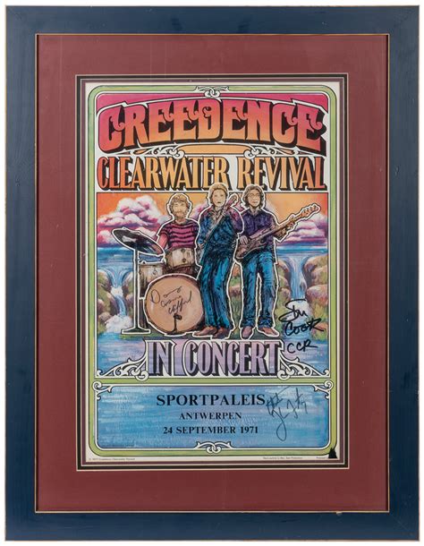 Lot Detail Creedence Clearwater Revival Concert Poster San Francisco