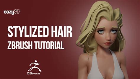 Creating Stylized Hair In Zbrush Youtube