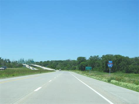 Iowa Interstate Westbound Cross Country Roads