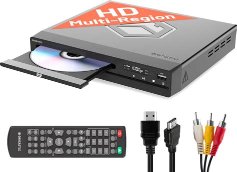 Compact Dvd Player With Included Hdmi Multi Region Disc Playback