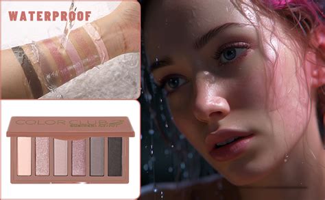 Susikeki Colors Mini Naked Eyeshadow Makeup Palette Rosy Neutral Nude Eye Shadow Shimmer