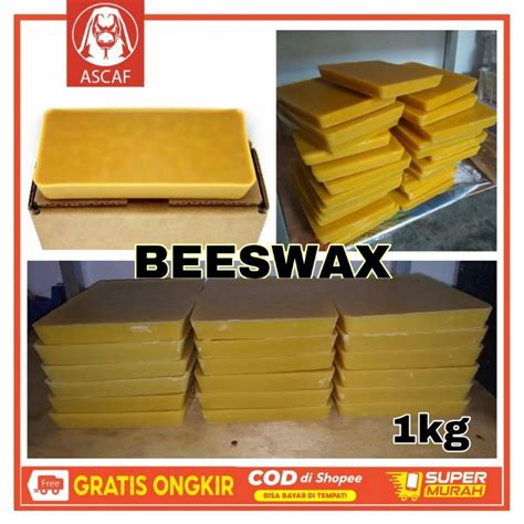 Jual Lilin Lebah Madu Beeswak Murni Asli Berat Kg Shopee Indonesia