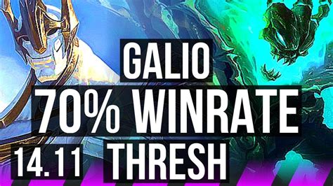 GALIO Kai Sa Vs THRESH Varus SUP 70 Winrate 1 2 20 NA