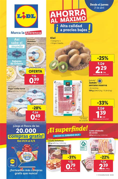 Lidl Alimentacion 21 Abril By Ofertas Supermercados Issuu