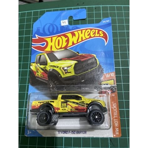 Jual Hotwheels Hot Wheels 17 Ford F150 Raptor Kuning White Biru Shopee Indonesia
